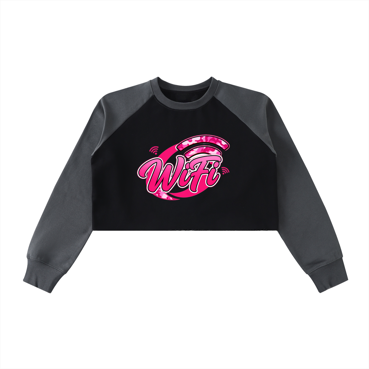Wifi Crop Sweatshirt
