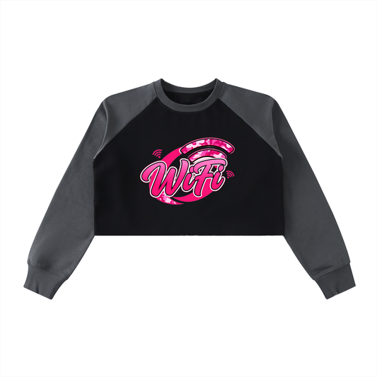 Wifi Crop Sweatshirt