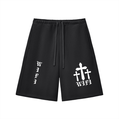 Crossed Wifi Fleece Shorts