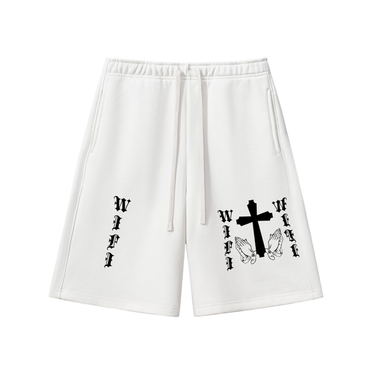 Crossed Wifi Fleece Shorts