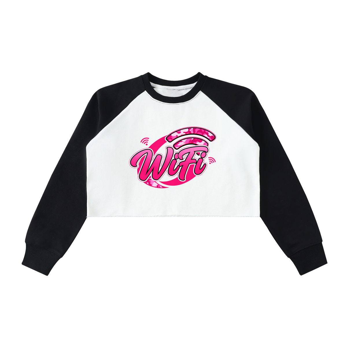 Wifi Crop Sweatshirt