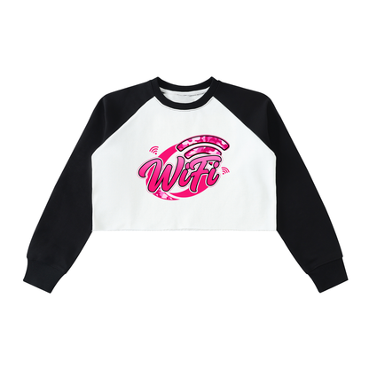 Wifi Crop Sweatshirt