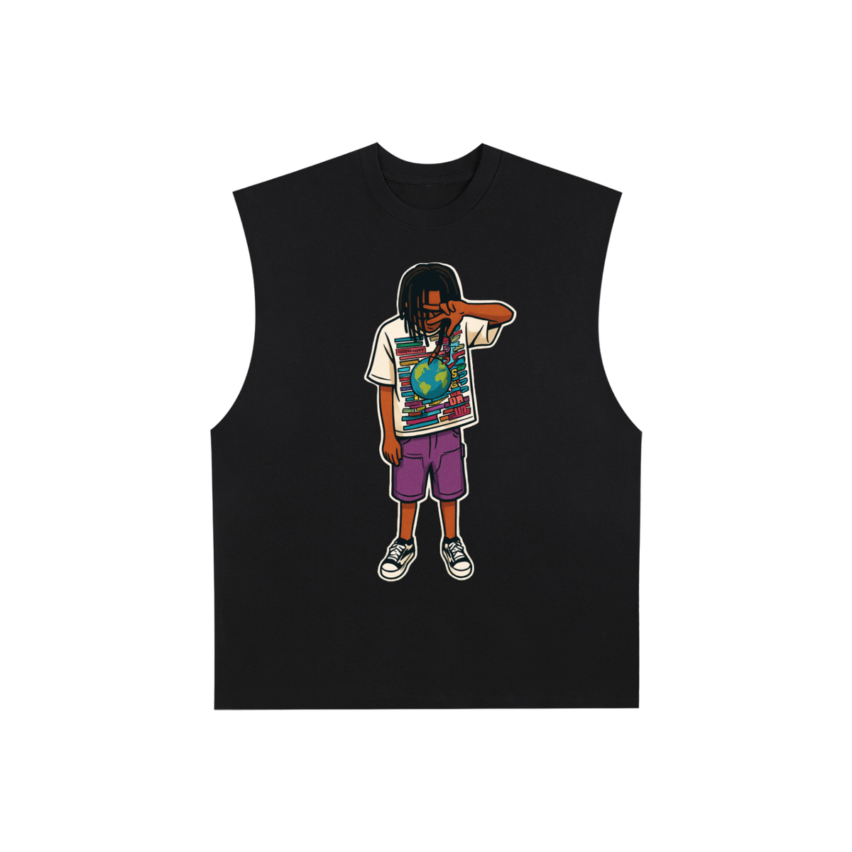Wifi Cartoon Cotton Tank Top